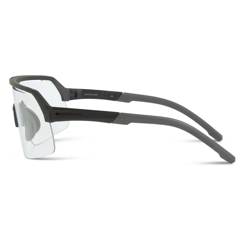 Madison Crypto Air Sunglasses Matt Black/Clear Lens-2