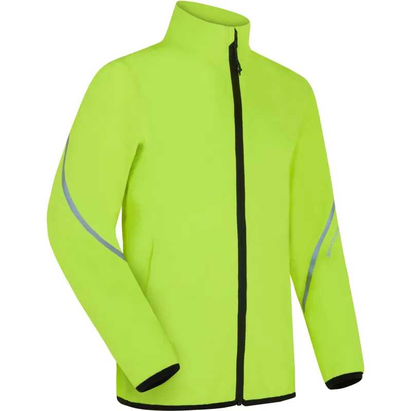 Madison Freewheel Youth Waterproof Jacket Hi Viz Yellow-1