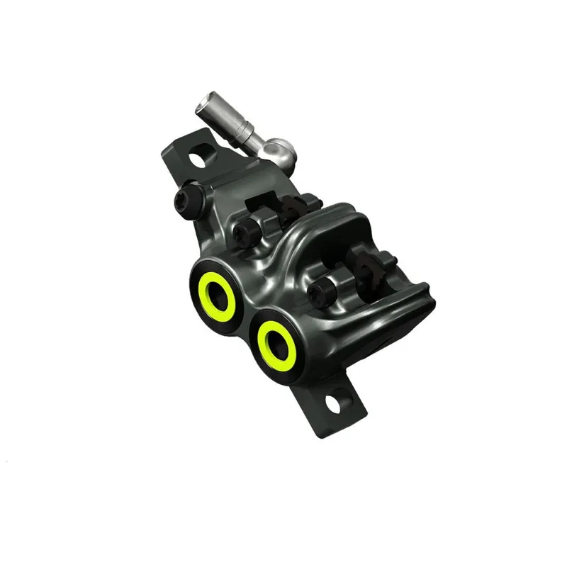 Magura MT7 Brake Caliper in Mystic Grey / Neon Yellow With Turnable Connection - 2701236