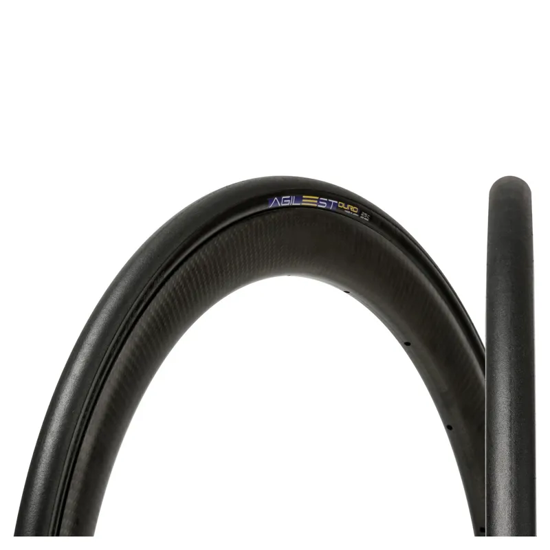 Panaracer Agilest Duro Folding Road Tyre: Black/Black