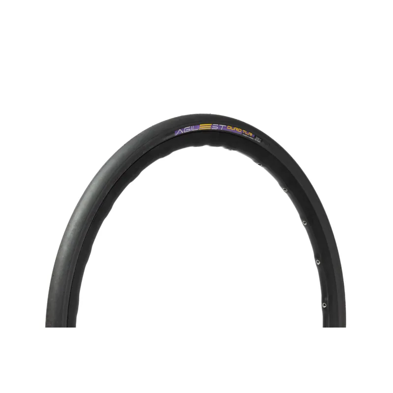 Panaracer Agilest Duro TLR Folding Road Tyre: Black/Black-1