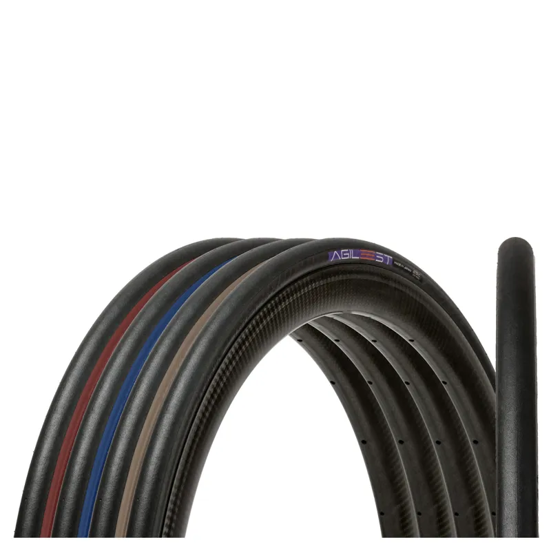 Panaracer Agilest Folding Road Tyre: Black/Black - 700 x 25c / 28c / 30c