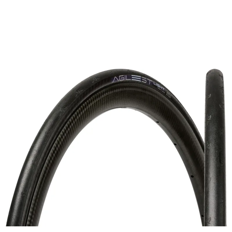 Panaracer Agilest Light Folding Road Tyre: Black/Black