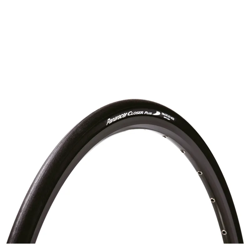Panaracer Closer Plus Folding Road Tyre: Black/Black