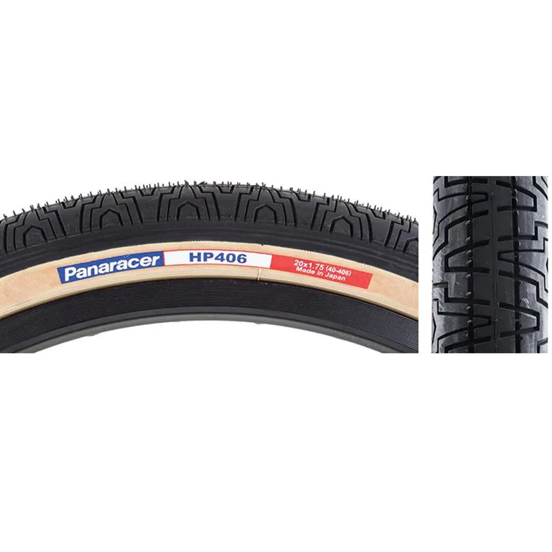 Panaracer HP406 BMX Tyre: Black/Amber