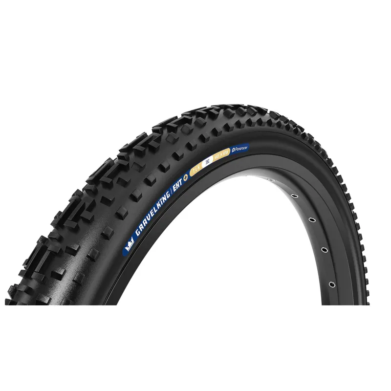 Panaracer TLR GravelKing EXT Plus TLR Gravel Tyre: Black/Black