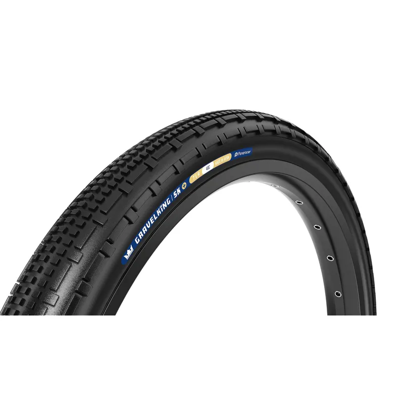 Panaracer TLR GravelKing SK Plus TLR Gravel Tyre: Black/Black