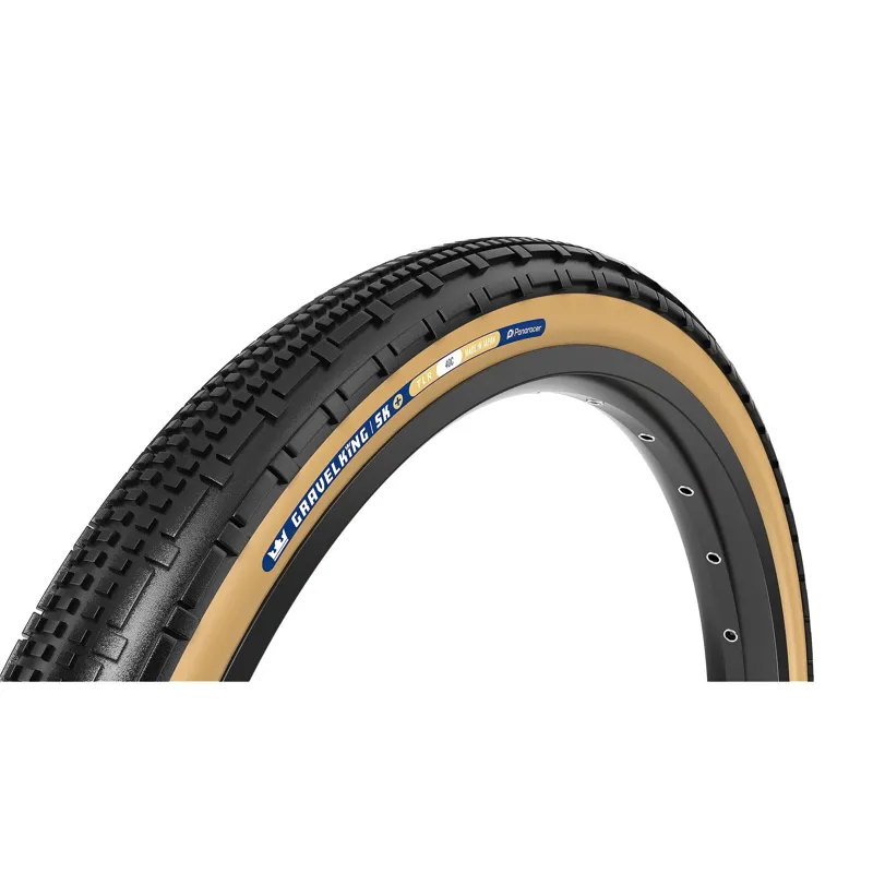 Panaracer TLR GravelKing SK Plus TLR Gravel Tyre: Black/Brown