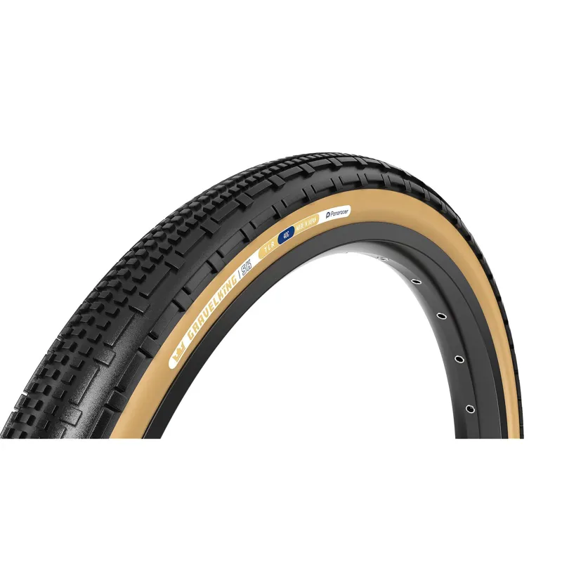 Panaracer TLR GravelKing SK TLR Gravel Tyre: Black/Brown