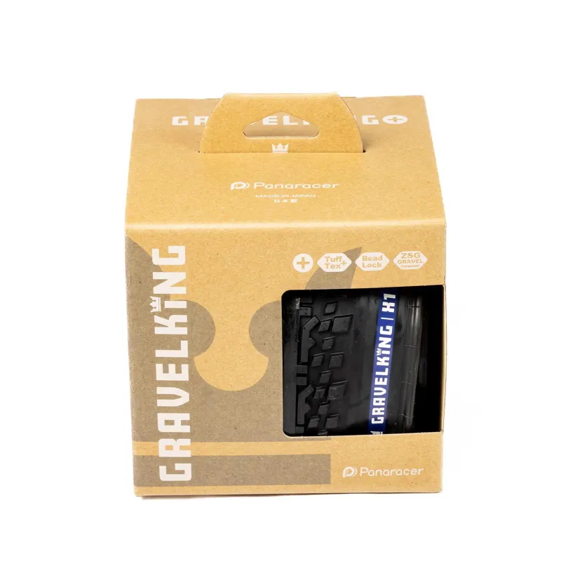 Panaracer TLR GravelKing Slick Plus TLR Gravel Tyre: Black/Brown-3