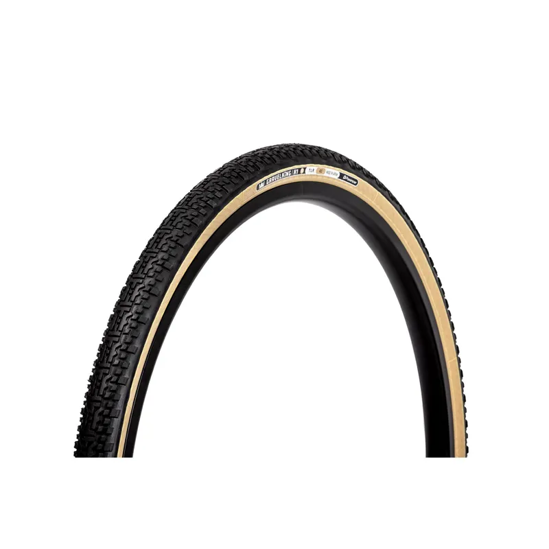 Panaracer TLR Gravelking X1 R-Line TLR Gravel Tyre: Black/Amber 700x35/40/45c-4