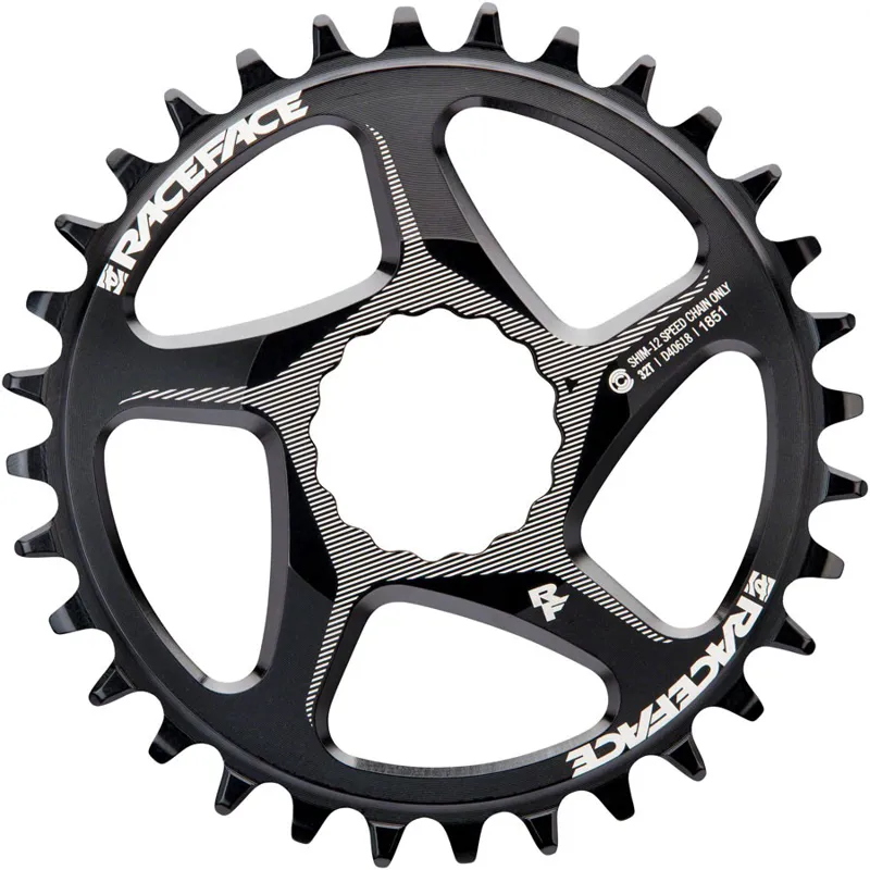 Race Face Direct Mount Cinch Shimano 12 Speed Chainring 2021 Black 32T