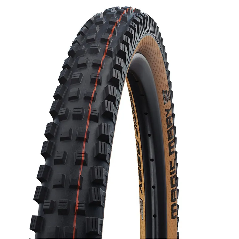 Schwalbe Magic Mary 27.5x2.40 Tubeless Folding Tyre Super Gravity Soft Classic-Skin Black