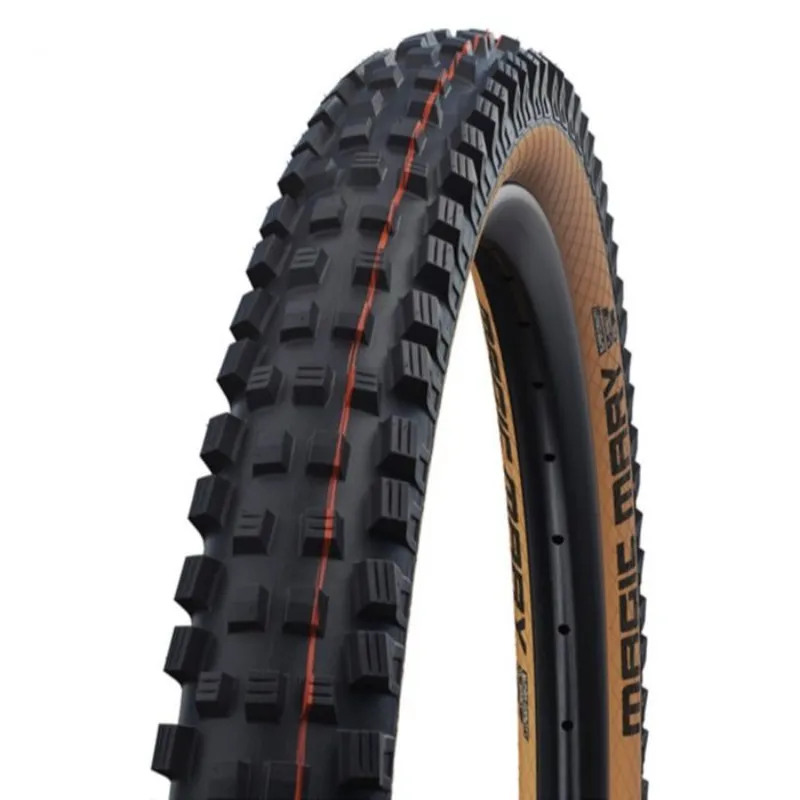 Schwalbe Magic Mary 29x2.40 Folding Tyre Evo S/Ground Soft TLE EBR SnakeSkin Black