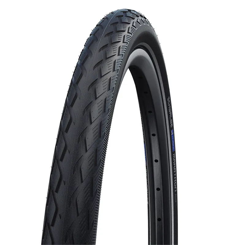 Schwalbe Marathon 27.5x11/4in Wire Tyre Endurance GreenGuard 32-630 Reflective Black