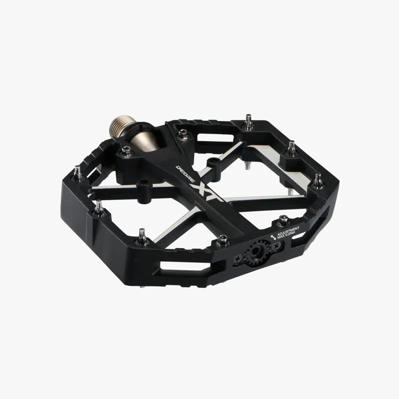 Shimano Deore XT MTB Flat Pedals in Black-1