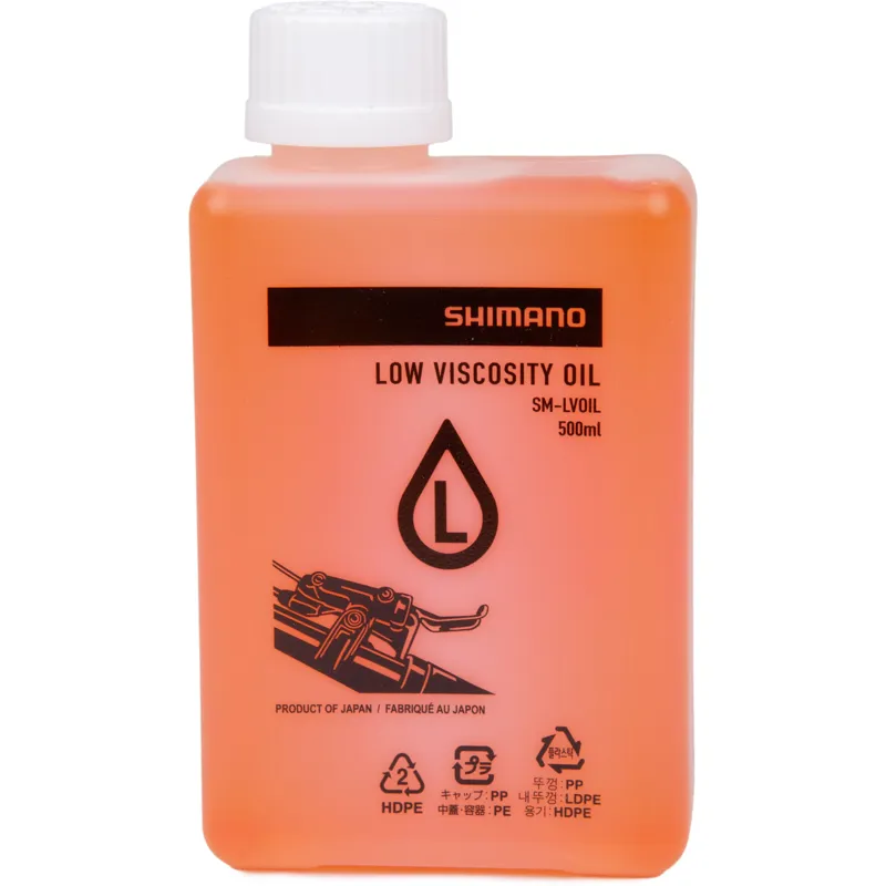 Shimano SM-LVOIL Low Viscosity Shimano Mineral Oil 500ml Yellow