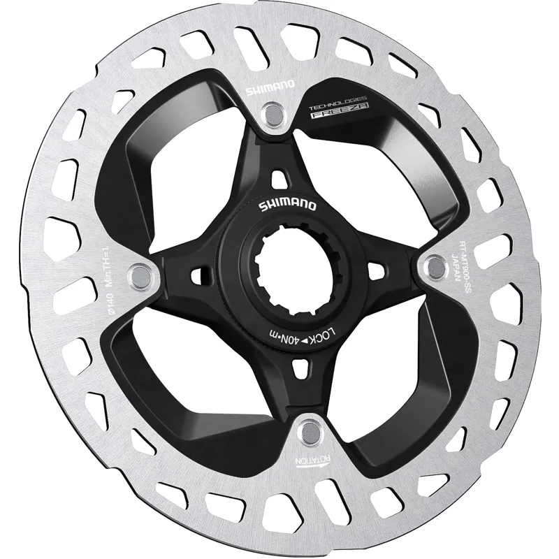Shimano XTR RT-MT900 Disc Brake Rotor Ice Tech FREEZA Centrelock 203mm Silver/Black