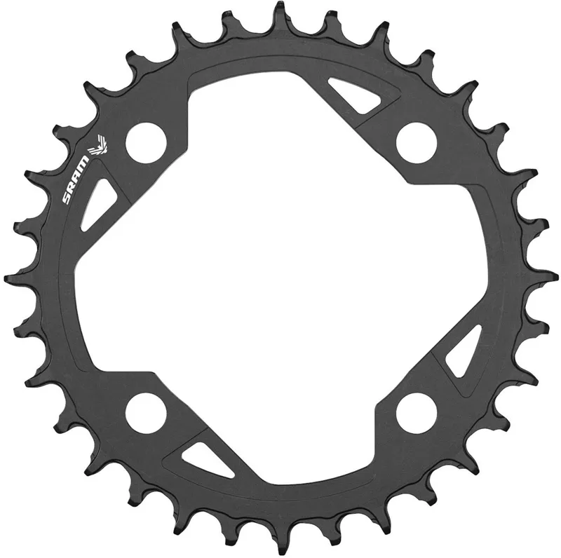 Sram Chain Ring T-Type 94 Bcd Aluminum Light Powered Emtb: BLACK 32t