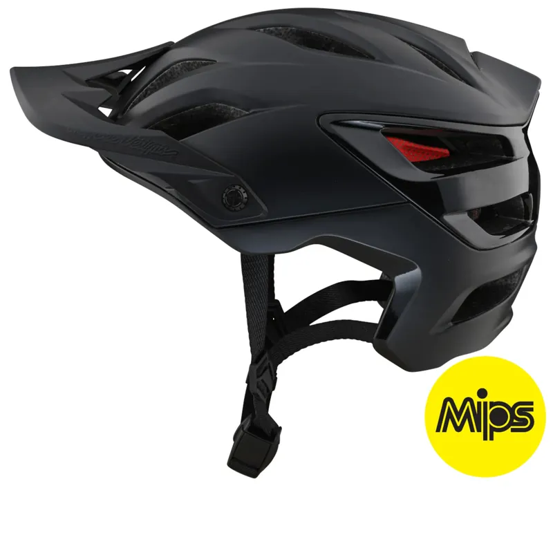 Troy Lee Designs A3 MIPS Helmet Uno Black-1