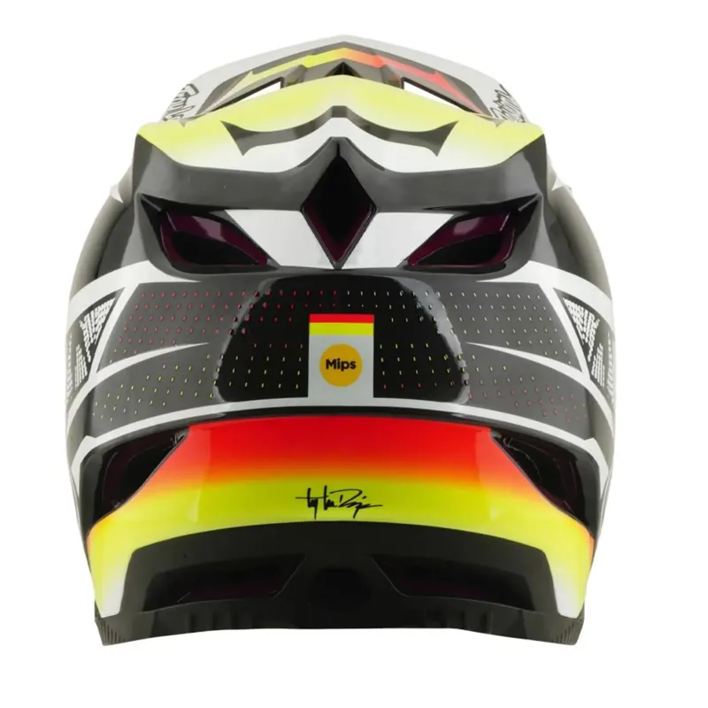 Troy Lee Designs D4 Carbon Helmet Lined Up Black-3