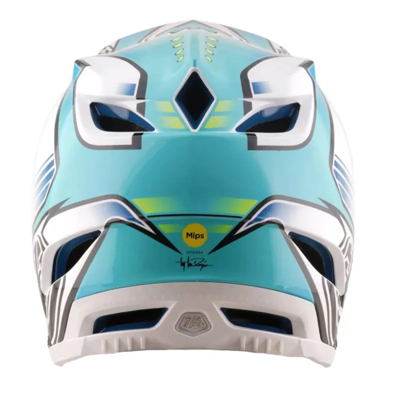 Troy Lee Designs D4 Composite Helmet Crest Real Teal-3