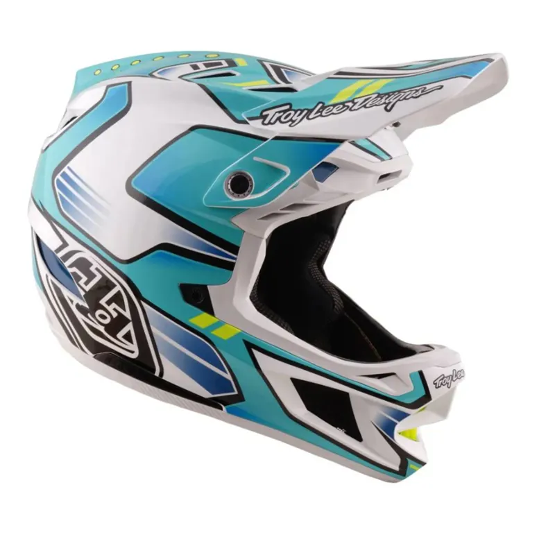 Troy Lee Designs D4 Composite Helmet Crest Real Teal-6