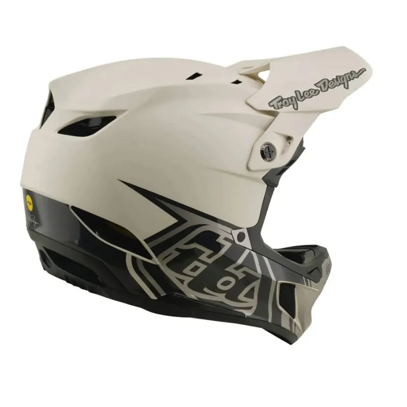 Troy Lee Designs D4 Composite Helmet Stealth Pumice-4