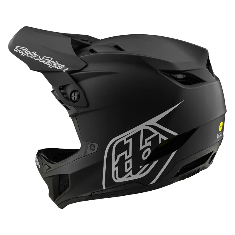 Troy Lee Designs D4 Polyacrylite Mips Helmet Stealth Black-2