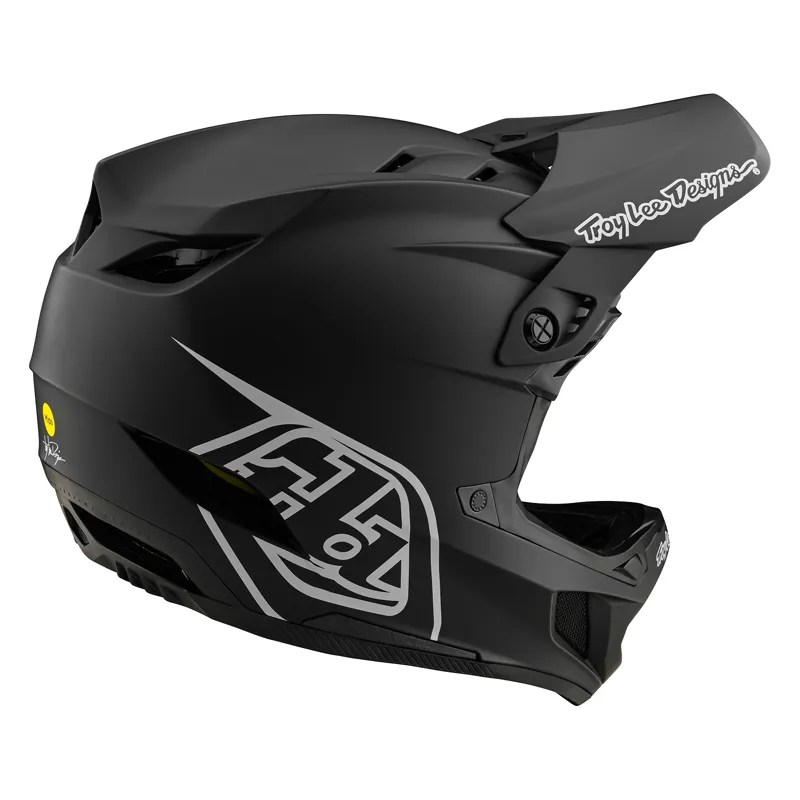Troy Lee Designs D4 Polyacrylite Mips Helmet Stealth Black-4