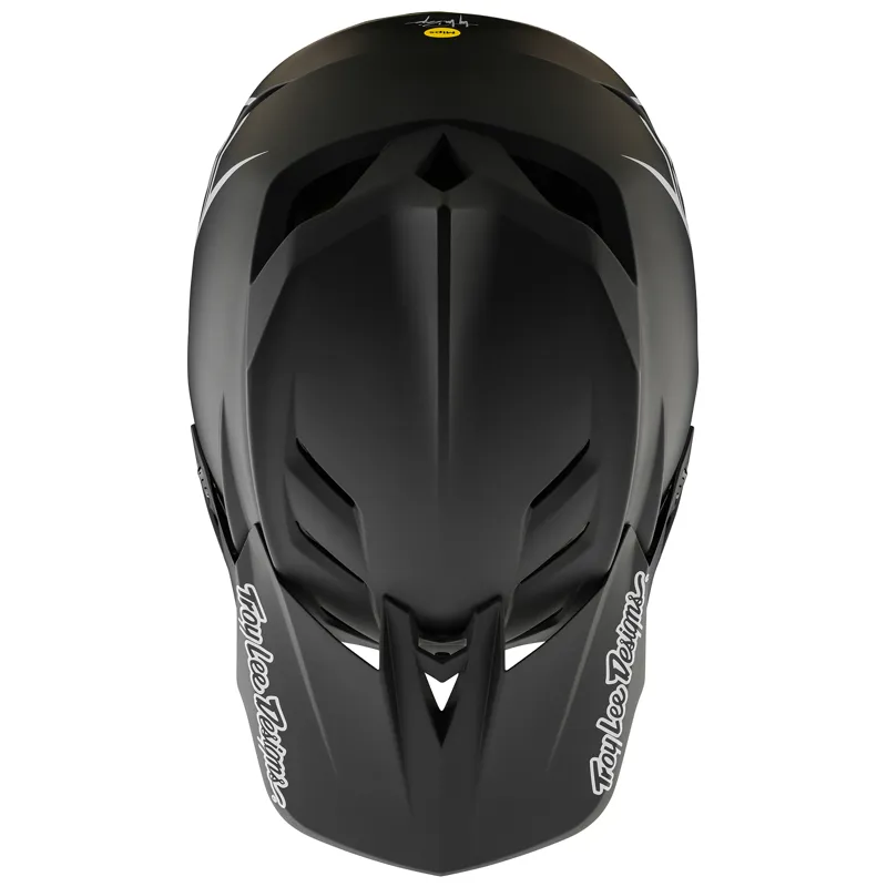 Troy Lee Designs D4 Polyacrylite Mips Helmet Stealth Black-7