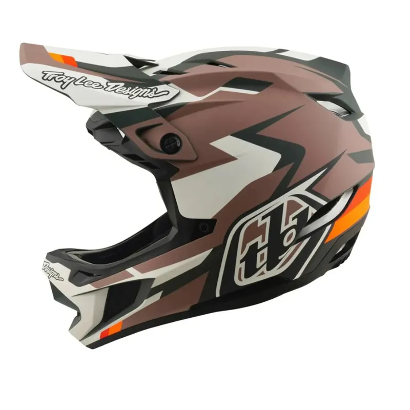 Troy Lee Designs D4 Polyacrylate Full Face MIPS MTB Helmet Roamer Clay-1