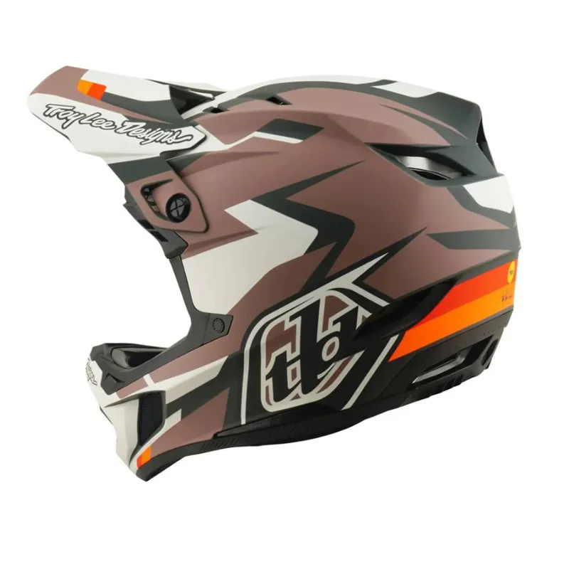 Troy Lee Designs D4 Polyacrylate Full Face MIPS MTB Helmet Roamer Clay-2