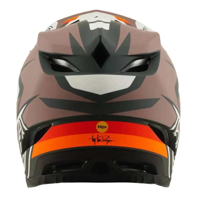 Troy Lee Designs D4 Polyacrylate Full Face MIPS MTB Helmet Roamer Clay-3