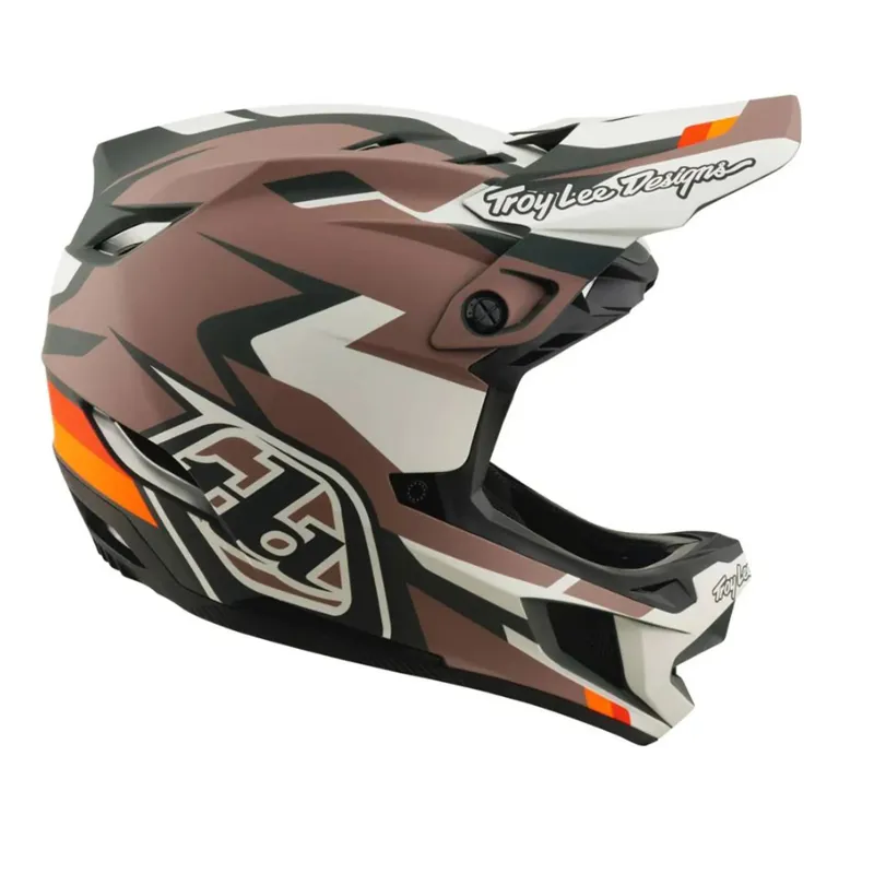 Troy Lee Designs D4 Polyacrylate Full Face MIPS MTB Helmet Roamer Clay-5