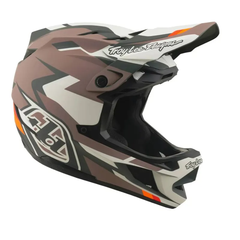 Troy Lee Designs D4 Polyacrylate Full Face MIPS MTB Helmet Roamer Clay-6