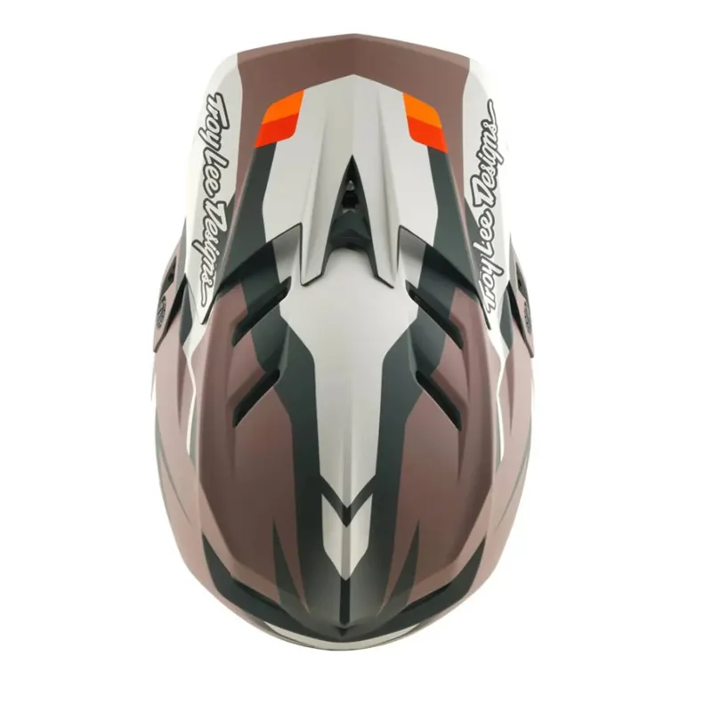 Troy Lee Designs D4 Polyacrylate Full Face MIPS MTB Helmet Roamer Clay-7