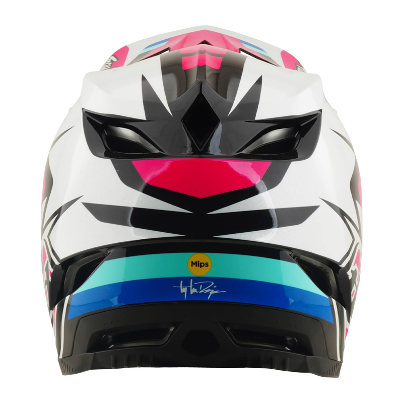 Troy Lee Designs D4 Polyacrylate Full Face MIPS MTB Helmet Roamer Magenta-3