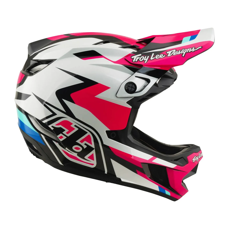 Troy Lee Designs D4 Polyacrylate Full Face MIPS MTB Helmet Roamer Magenta-5