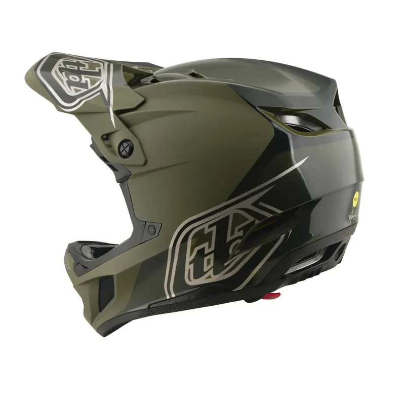 Troy Lee Designs D4 Polyacrylate Full Face MIPS MTB Helmet Shadow Beetle-2