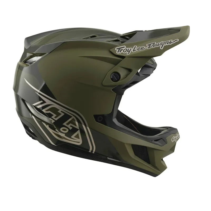 Troy Lee Designs D4 Polyacrylate Full Face MIPS MTB Helmet Shadow Beetle-5