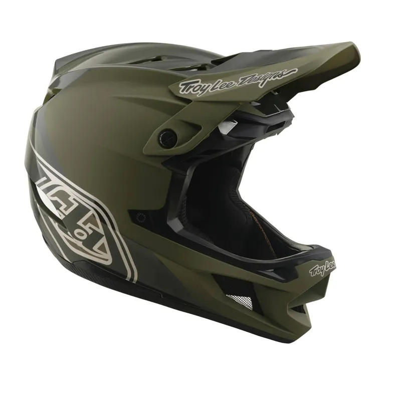 Troy Lee Designs D4 Polyacrylate Full Face MIPS MTB Helmet Shadow Beetle-6