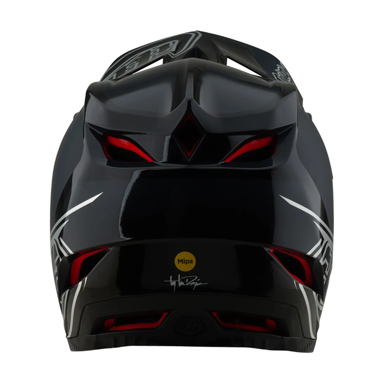 Troy Lee Designs D4 Polyacrylate Full Face MTB Helmet Shadow Black-1