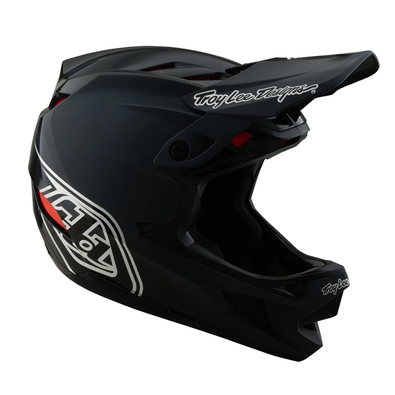 Troy Lee Designs D4 Polyacrylate Full Face MTB Helmet Shadow Black-4