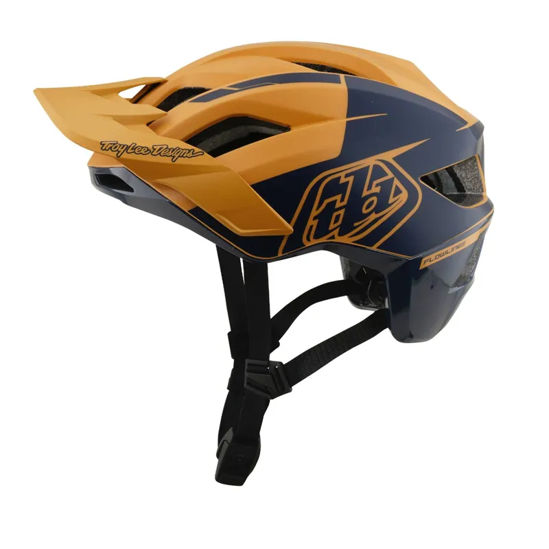 Troy Lee Designs Flowline SE Helmet Hydro Mustard/Black Iris-5