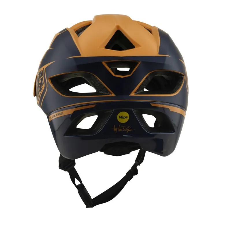 Troy Lee Designs Flowline SE Helmet Hydro Mustard/Black Iris-3