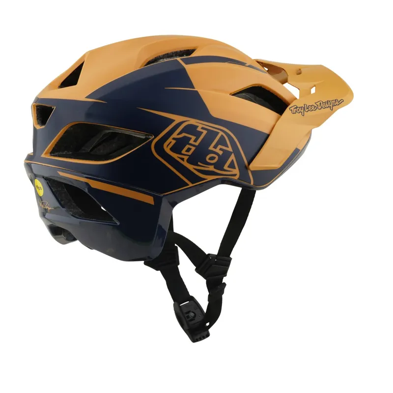 Troy Lee Designs Flowline SE Helmet Hydro Mustard/Black Iris-2