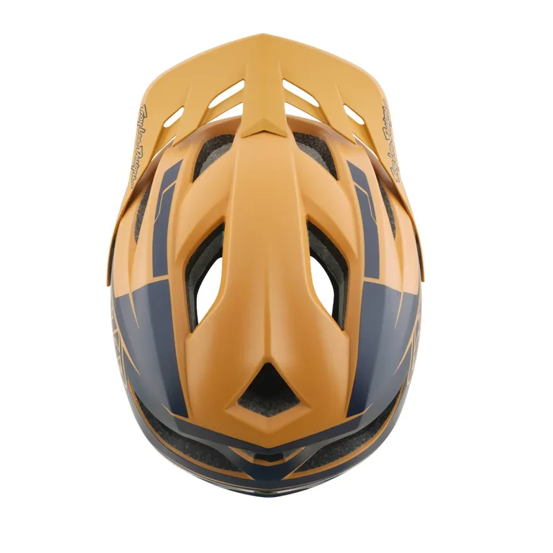 Troy Lee Designs Flowline SE Helmet Hydro Mustard/Black Iris-7