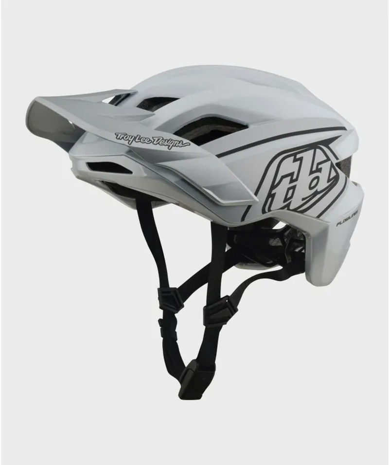 Troy Lee Flowline SE Phantom MTB Helmet White-4