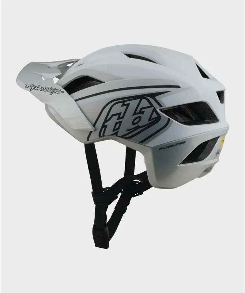Troy Lee Flowline SE Phantom MTB Helmet White-3